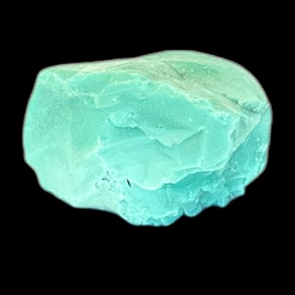 Blue Green Opaque Art Glass Cullet Slag Glass #5L17 - Picture 4 of 5